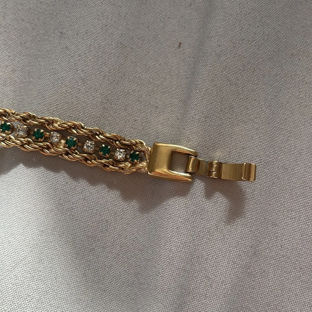 Gold tennis bracelet - Picture 4 of 5